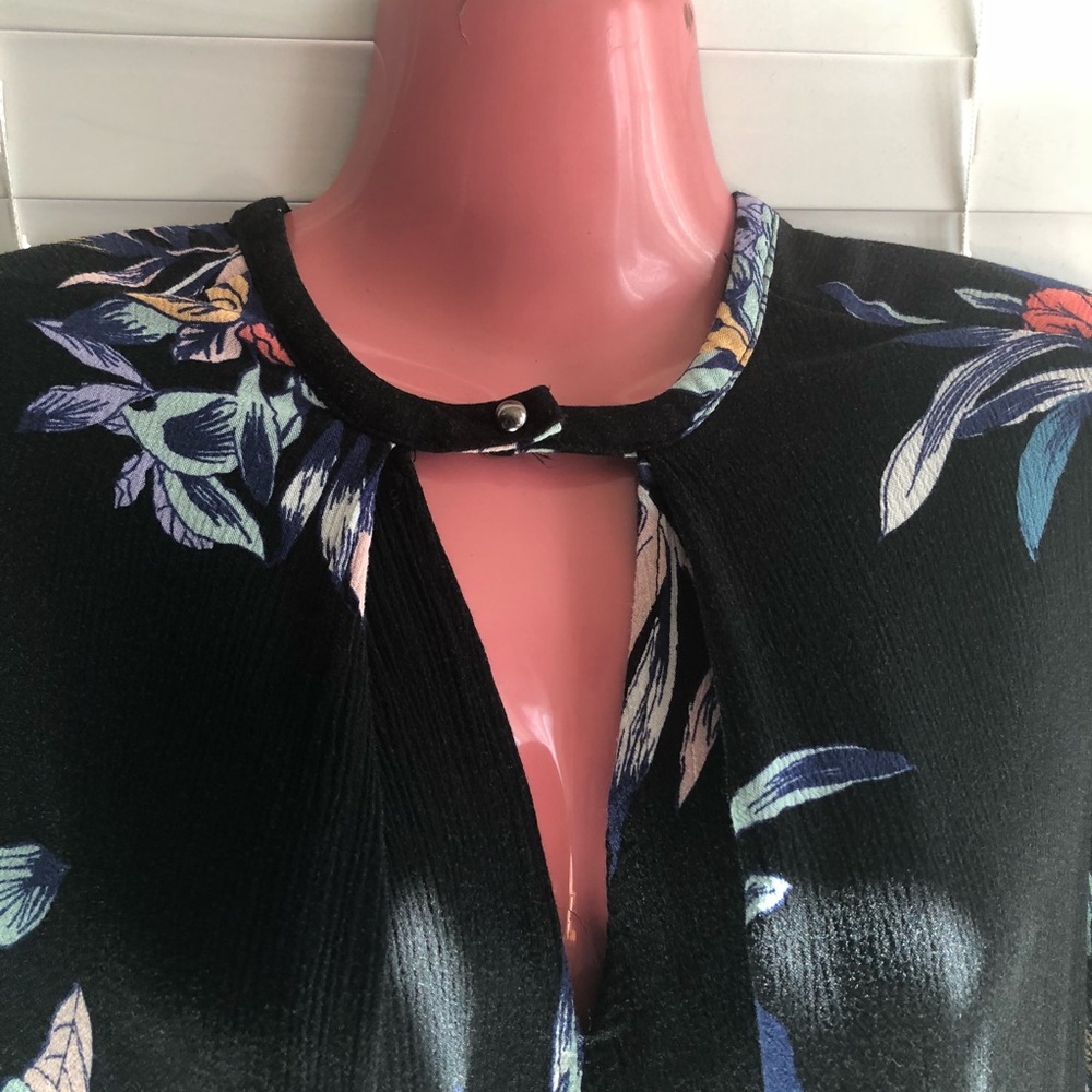 Free People | Electric Orchid Print Boho Swing Top - Picture 6 of 7